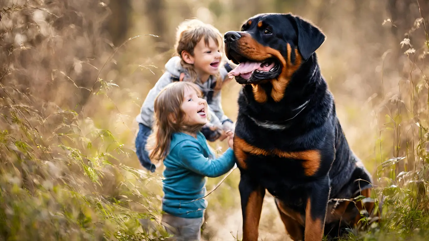 Are Rottweilers Good with Kids?
